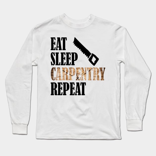 Carpenter carpenter carpenters craftsman Hammer Long Sleeve T-Shirt by Johnny_Sk3tch